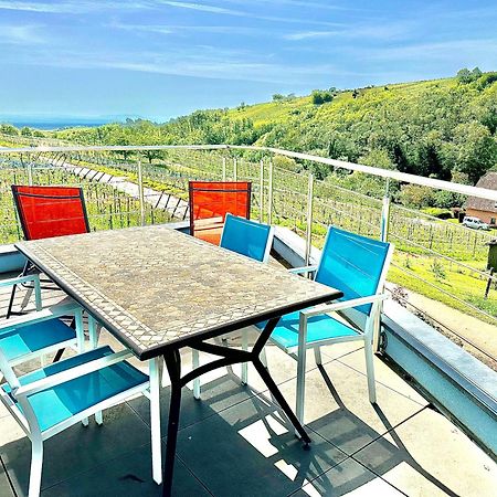 Ferienwohnung Domaine BOHN Blue Winehouse Reichsfeld Exterior foto