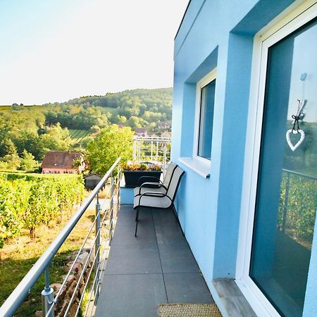 Ferienwohnung Domaine BOHN Blue Winehouse Reichsfeld Exterior foto