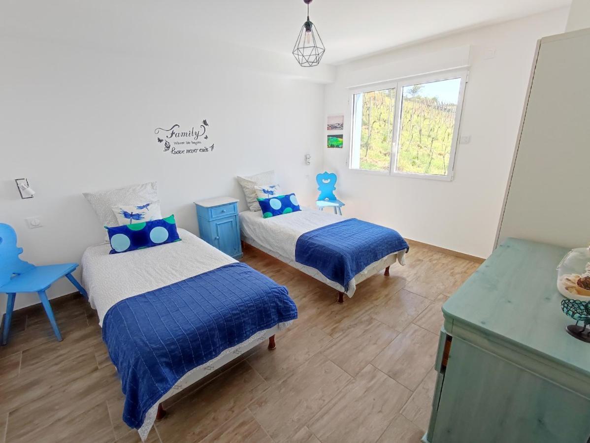 Ferienwohnung Domaine BOHN Blue Winehouse Reichsfeld Exterior foto
